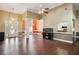 Inviting open living space with hardwood floors, abundant natural light, and easy access to kitchen and entry at 65 Wisteria Blvd, Covington, GA 30016