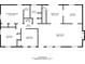 Floor plan illustrating the layout of the second floor, including bedrooms, bathrooms, and the living area at 6595 Oakwood Dr, Douglasville, GA 30135