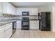 Well-appointed kitchen featuring white cabinetry, modern appliances, and stylish backsplash at 6595 Oakwood Dr, Douglasville, GA 30135