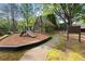 Community playground next to Tritt Farmhouse, a lovely open space for neighborhood enjoyment at 4085 Tritt Homestead Dr, Marietta, GA 30062