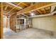 Unfinished basement featuring exposed ceiling and ductwork, awaiting customization at 5124 Vermack Rd, Dunwoody, GA 30338