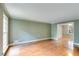 Bright living room with hardwood floors and natural light at 5124 Vermack Rd, Dunwoody, GA 30338