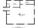 Floor plan layout showcasing room dimensions on the first floor at 802 San Miguel Dr, Stone Mountain, GA 30083