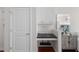 A dedicated office nook with stylish cabinet, built-in desk, and overhead lighting at 3324 Peachtree Ne Rd # 1304, Atlanta, GA 30326