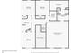 Detailed floor plan showcasing the layout of the second story of the home at 548 Azalea Bloom Drive E, Loganville, GA 30052