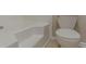 This bathroom offers a step-in tub with a toilet at 1074 Cherokee Hts, Stone Mountain, GA 30083