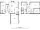 Detailed floor plans showing both the first and second stories at 1074 Cherokee Hts, Stone Mountain, GA 30083