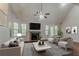 Comfortable living room with sofa, chairs, a fireplace, and natural light creates a relaxing space at 1074 Cherokee Hts, Stone Mountain, GA 30083