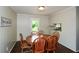 Charming dining room featuring a wooden table with seating for six at 232 Hembredge Dr, Canton, GA 30115