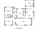 Detailed floor plan of a 1454 sq ft home layout highlighting room dimensions and arrangements at 2755 Rockcliff Se Rd, Atlanta, GA 30316