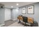 Home office with neutral walls, desk, and chair at 4314 Arbor Bridge Ct, Marietta, GA 30066