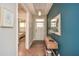 Stylish entryway featuring hardwood floors and attractive decor at 422 Laurel Spring Ct, Canton, GA 30114