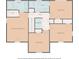 Third floor plan showcasing well-appointed primary suite, walk-in closet, and adjacent bedrooms at 5307 Red Rock Trce, Powder Springs, GA 30127