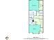 Floor plan featuring Primary bedroom, bathrooms, laundry, halls, bedroom, and walk-in closets at 281 Cherokee Ne St, Marietta, GA 30060