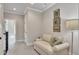 Upstairs hallway with comfortable seating and staircase at 281 Cherokee Ne St, Marietta, GA 30060