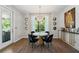 Cozy dining nook bathed in natural light with views of the outdoors at 438 Southland Cir, Canton, GA 30115