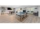 Expansive game room with pool table and ping pong table perfect for entertaining at 438 Southland Cir, Canton, GA 30115