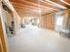Large unfinished basement with ample space for storage or future living areas at 7860 Bristol Valley Dr, Cumming, GA 30028