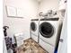 Laundry room featuring newer model washer and dryer at 7860 Bristol Valley Dr, Cumming, GA 30028