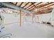Spacious unfinished basement with exposed ceiling and concrete floor at 26 Alisha Nw Cir, Cartersville, GA 30121