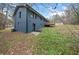 The exterior of this blue home features a deck and a backyard at 26 Alisha Nw Cir, Cartersville, GA 30121