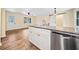 Kitchen island with stainless steel dishwasher and double sink at 26 Alisha Nw Cir, Cartersville, GA 30121