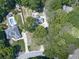 Aerial view of the property showcasing the home and landscaped surroundings at 173 Springwater Trce, Woodstock, GA 30188