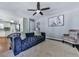 Spacious living room featuring hardwood floors, and easy access to the kitchen and dining area at 173 Springwater Trce, Woodstock, GA 30188