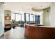 Modern gym with cardio equipment and expansive city views at 3344 Peachtree Rd # 3505, Atlanta, GA 30326