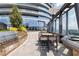 Outdoor dining and grilling area with city views at 3344 Peachtree Rd # 3505, Atlanta, GA 30326