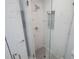 Bathroom showcases a new shower with seamless glass and tiled walls with a tiled floor at 4170 Haynes Mill Nw Ct, Kennesaw, GA 30144