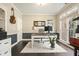 Home office space with a desk, large window, and stylish decor at 4170 Haynes Mill Nw Ct, Kennesaw, GA 30144