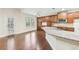 Kitchen and dining area featuring granite countertops at 2760 Lions Gate Dr, Cumming, GA 30041