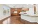 Bright kitchen and dining area with hardwood floors at 2760 Lions Gate Dr, Cumming, GA 30041