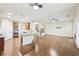 Open-concept living area seamlessly connects to a modern kitchen at 2760 Lions Gate Dr, Cumming, GA 30041