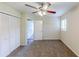 Bedroom featuring window, closet and ceiling fan at 3197 Ward Sw Dr, Atlanta, GA 30354