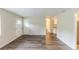 Spacious living room showcasing hardwood flooring, natural light and neutral wall paint at 3197 Ward Sw Dr, Atlanta, GA 30354