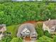 A beautiful house with mature landscaping, a two-car garage, and a wooded area in the background at 3874 Lost Oak Dr, Buford, GA 30519