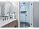 Stylish bathroom featuring a glass stand-up shower and modern fixtures at 791 Wylie Se St # 807, Atlanta, GA 30316