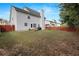 Large backyard with privacy fence and potential for outdoor activities and landscaping at 245 Vaness Dr, Mcdonough, GA 30253