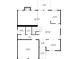Detailed first floor plan with garage, porch, living room, kitchen, dining area, and patio at 245 Vaness Dr, Mcdonough, GA 30253