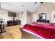 Spacious main bedroom with exercise equipment and wall-mounted TV at 245 Vaness Dr, Mcdonough, GA 30253
