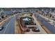 Aerial view of a community playground with slides, climbing structures and shade at 1006 Fendley St, Woodstock, GA 30188