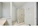Bathroom featuring walk-in shower with glass door at 1523 Pangborn Station Dr, Decatur, GA 30033