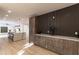 Gourmet kitchen with a center island, modern cabinets, and stainless steel appliances at 4 Bentley Trace Mnr, Atlanta, GA 30327