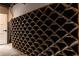 Custom wine rack storage with wooden slats offering functional storage at 4 Bentley Trace Mnr, Atlanta, GA 30327