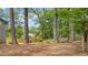 Fenced backyard with mature trees providing privacy and shade, ideal for outdoor enjoyment at 4771 Pinefield Nw Dr, Acworth, GA 30102