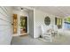 Inviting front porch with rocking chairs, decor, and a welcoming entrance at 4771 Pinefield Nw Dr, Acworth, GA 30102