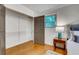 Walk-in closet with window and shelving, offering convenient storage and organization options at 3916 Green Forest Se Ln, Smyrna, GA 30082