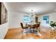 Inviting dining room with modern light fixture and stylish decor at 3916 Green Forest Se Ln, Smyrna, GA 30082